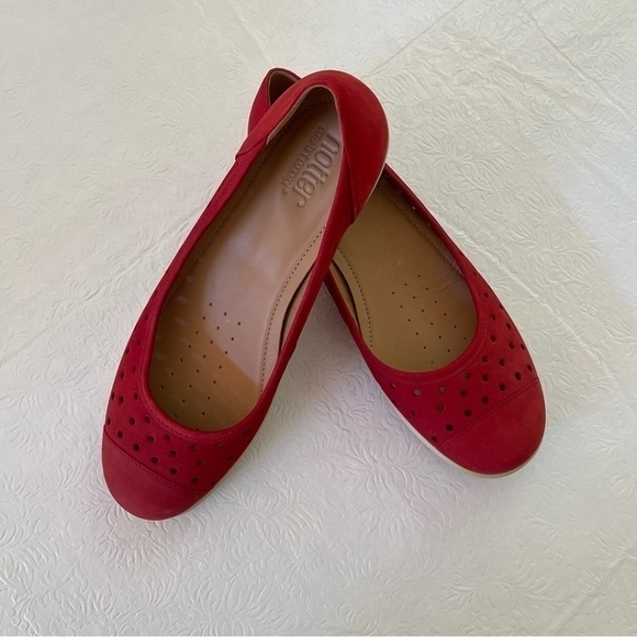 Hotter Comfort Concepts Livvy Red Leather Walking Shoe - Picture 2 of 13